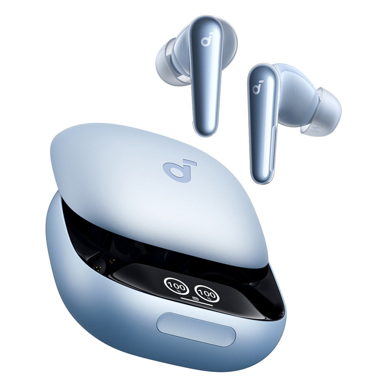 Kufje pa kabllo Anker Soundcore Liberty 4 NC / Bluetooth 5.3 / ANC / 6 Mikrofonë / IPX4 / Wireless – Blu e Errët 5