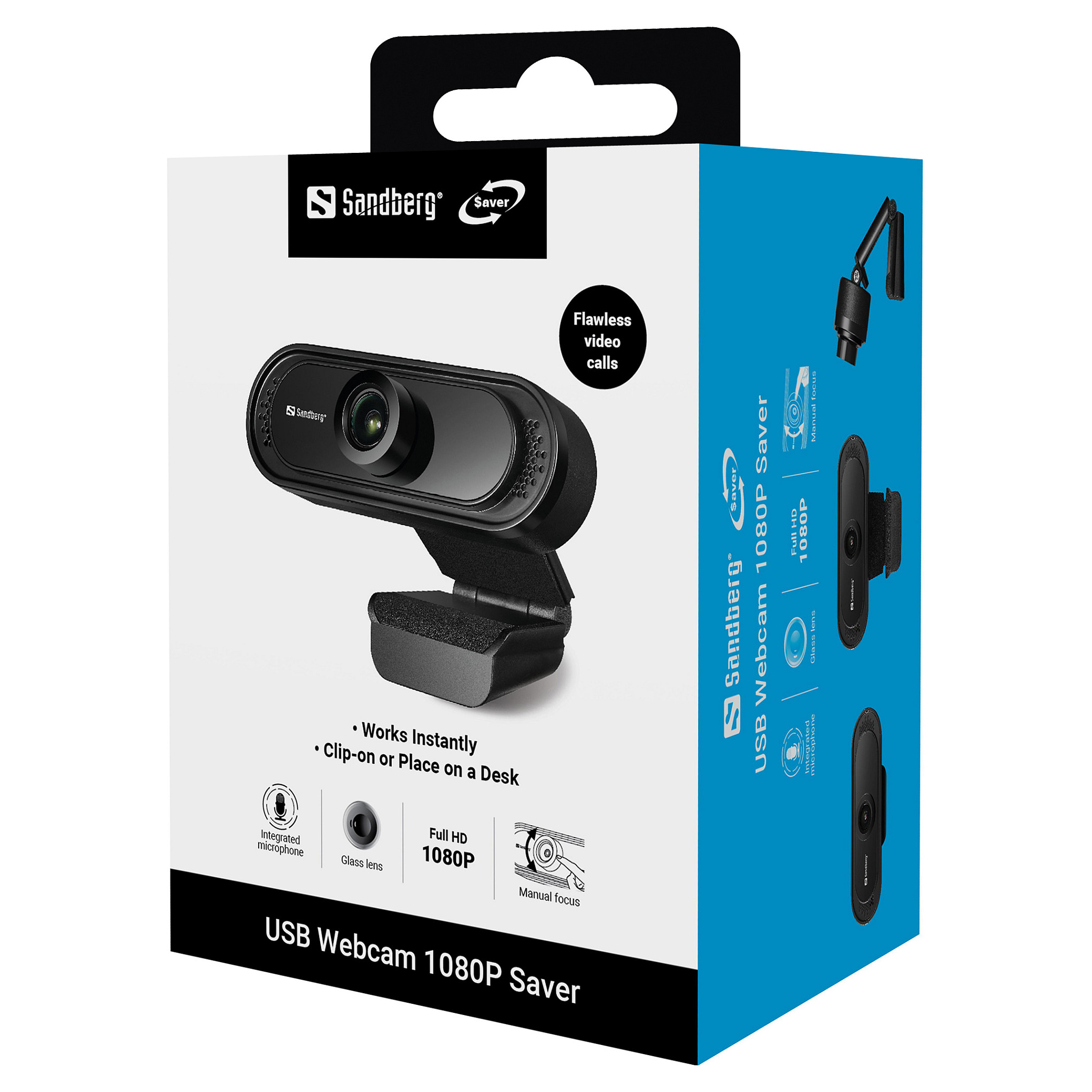 Webcam Sandberg USB Saver / Full HD 1080p – Zezë 6