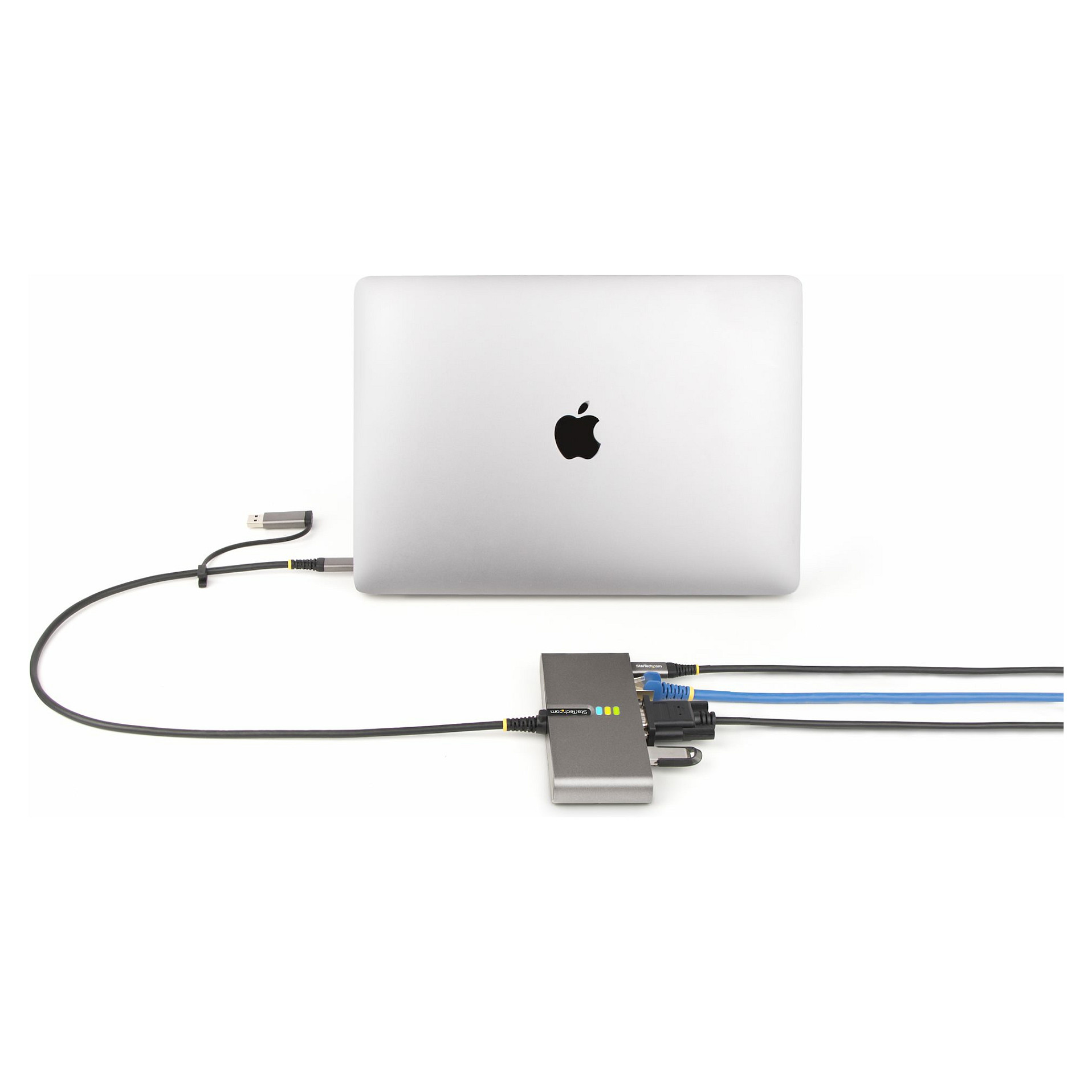 Hub USB-C StarTech.com 5G2A1SGBB-USB-C-HUB, 2-Porta USB-A 5Gbps, Gigabit Ethernet, RS-232, 100W PD - Hiri 7