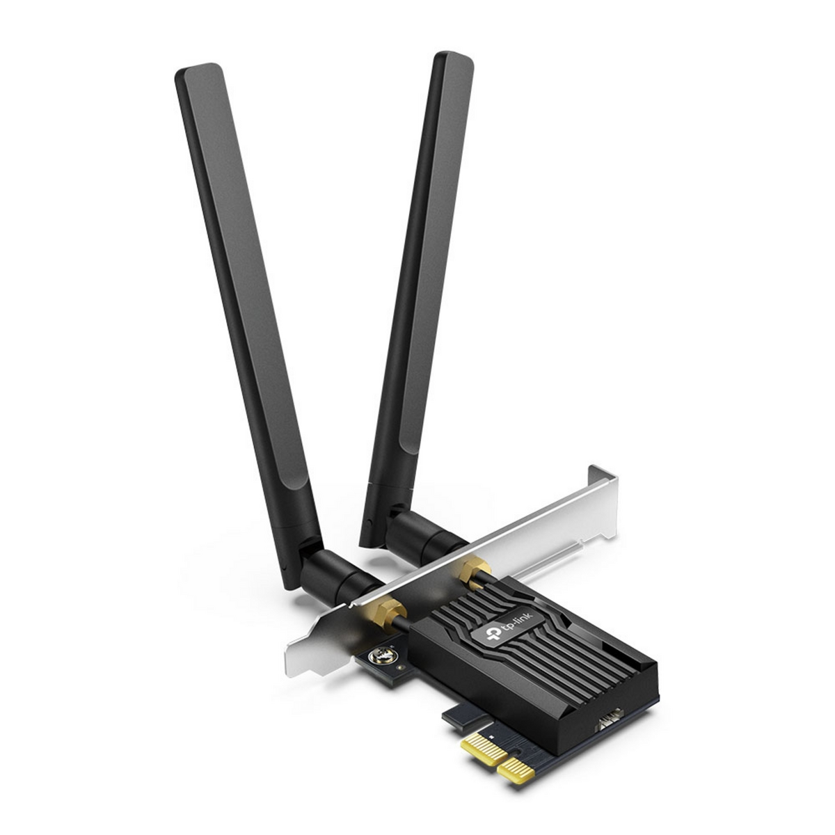 TP-Link Archer TX55E AX3000 PCI Express WiFi 6 Network Card – Bluetooth 5.2, Dual Band 2.4GHz/5GHz, 2x High-Gain Antena, PCIe x1, i zi