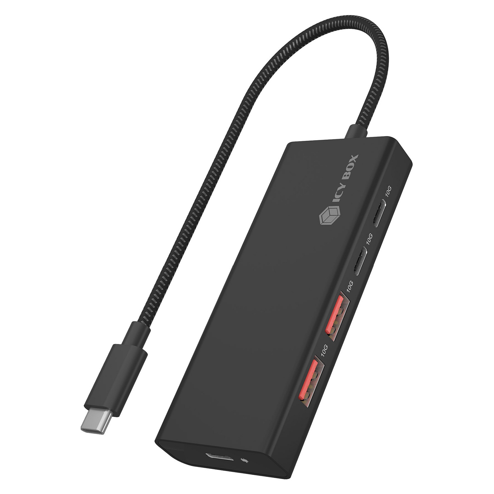Hub ICY BOX IB-HUB1419-i3, 2x USB-A, 2x USB-C, SD, microSD, 20Gbps, 3.5" - Zezë 6