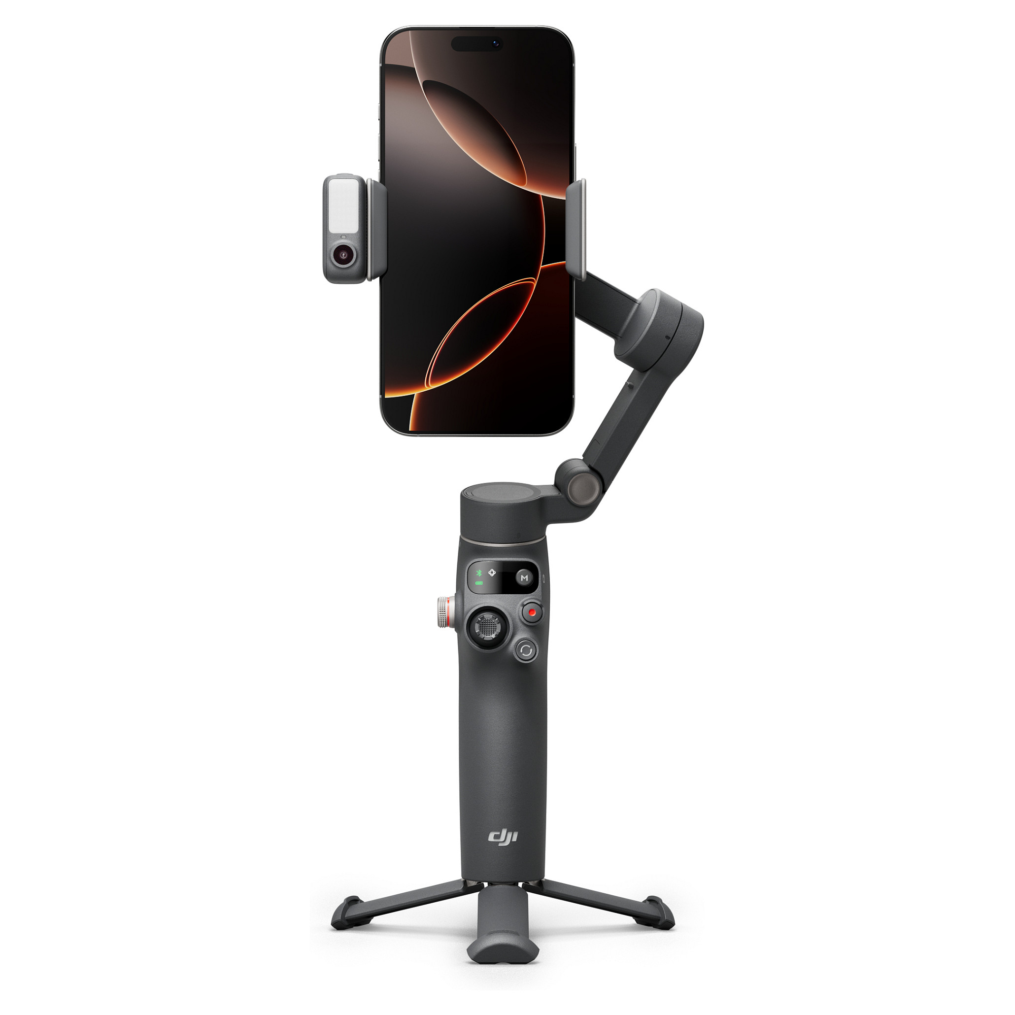 Stabilizues DJI Osmo Mobile 7P, 3-Aksësh, ActiveTrack 8.0, Tripod i Integruar, Shufër Zgjatuese - Gri e Errët 7