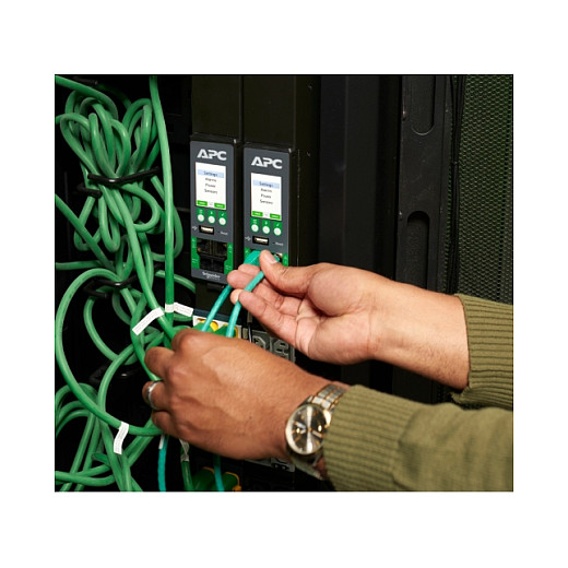 PDU APC NetShelter Advanced APDU10250ME, Metered, 3-Fazor, 11 kW, 400 V, 16 A, 42 Priza Kombinuese C13/C15/C19/C21, 0U – Zezë 10