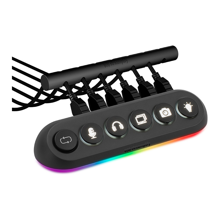 Hub USB Streamplify HUB DECK 5 / 4x USB 3.0 Type-A + 1x USB 2.0 / RGB / 12V / 24W – Zezë 9