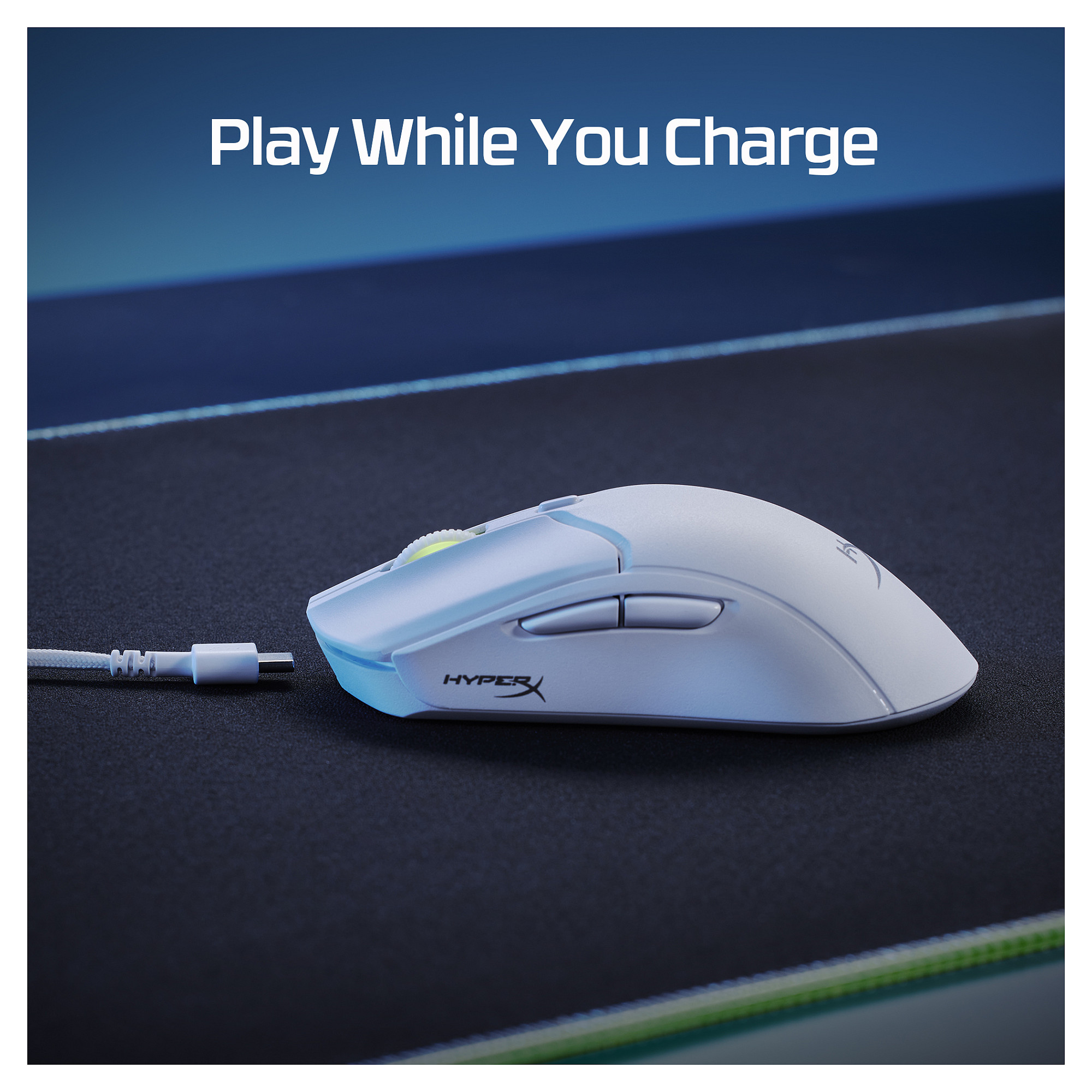 Maus Gaming HyperX Pulsefire Haste 2 / Wireless / HyperX 26K / 26.000 DPI / 1000Hz / RGB - Bardhë 6