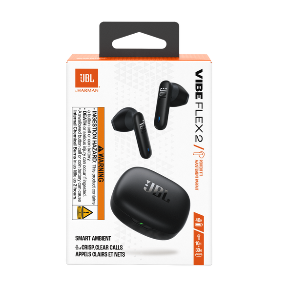Kufje pa kabllo JBL Vibe Flex 2 / 12mm / Bluetooth 5.3 / ANC / Smart Ambient / 40H / Mikrofon / IP54 - Zezë 2
