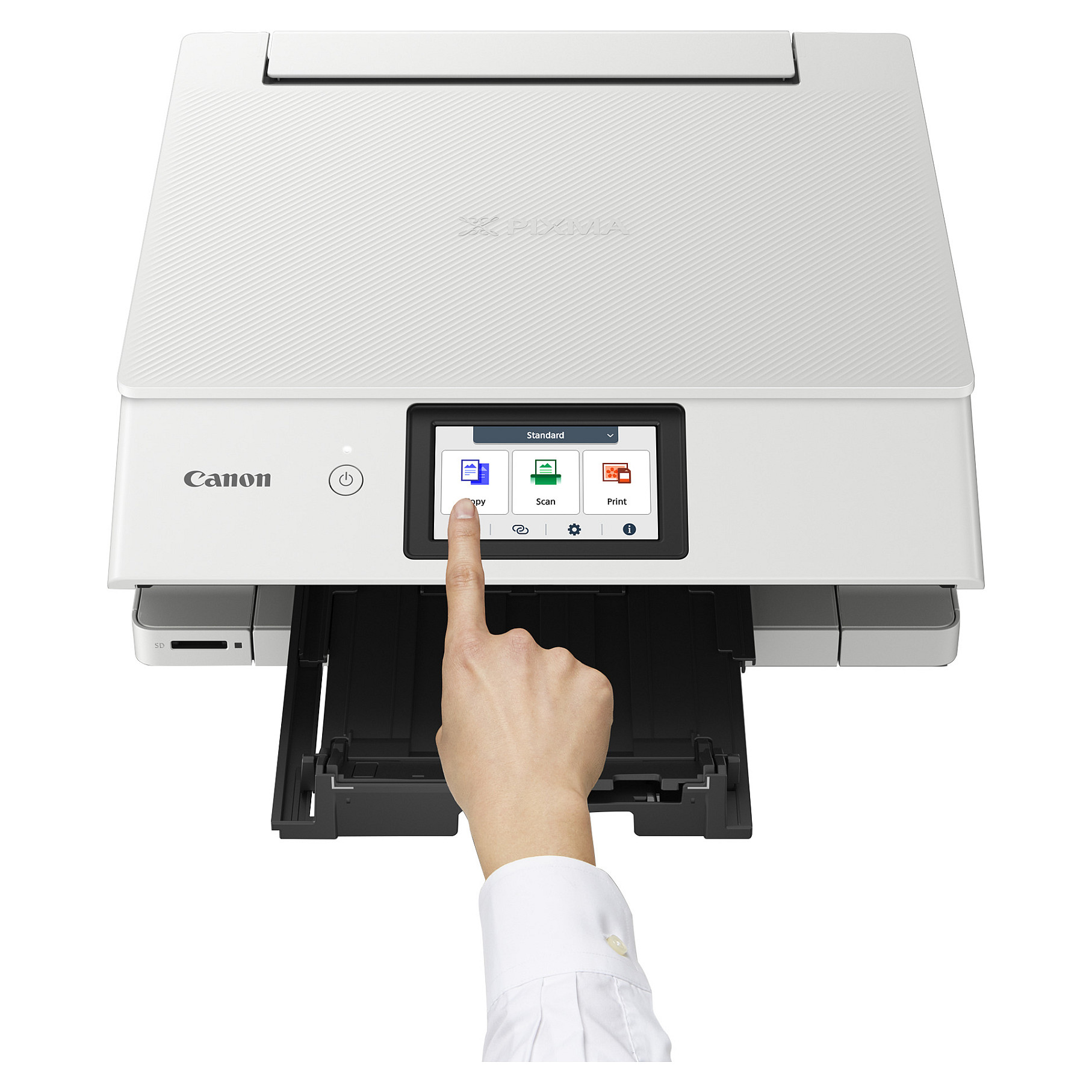 Printer Multifunksional Canon PIXMA TS8751 / 3‑in‑1 / 15ipm / Wi‑Fi – Bardhë thumbnail 5
