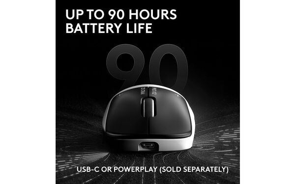 Maus Gaming Logitech G Pro X2 Superstrike / Wireless / 44000 DPI / 8000Hz / 5 Butona / HERO 2 - Bardhë/Zezë 6