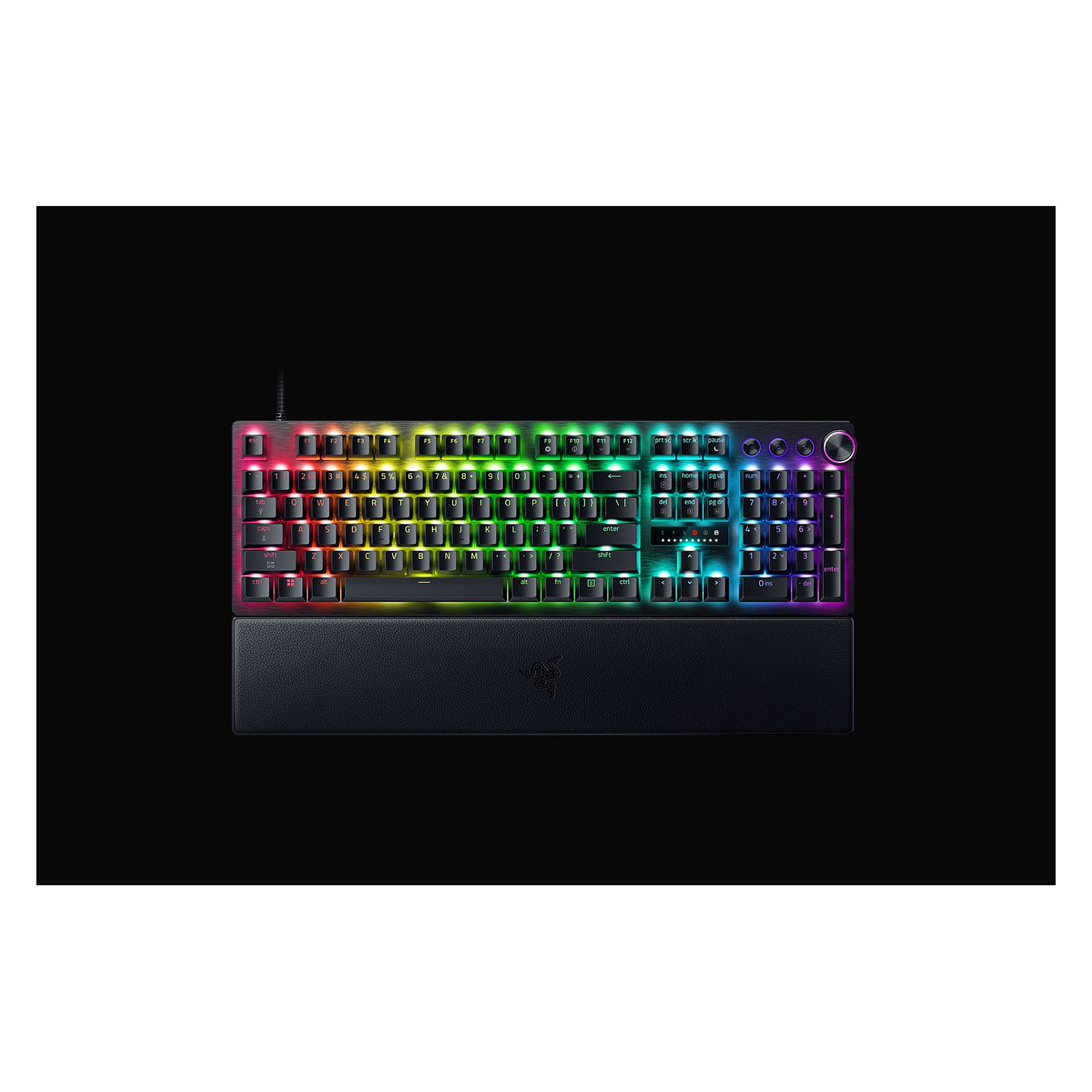 Tastierë Gaming Razer Huntsman V3 Pro 8KHz / Wired / Full-Size / Analog Optical Gen-2 / Rapid Trigger / 8000 Hz / RGB / USB-C – Zezë 2