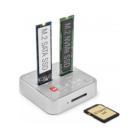 Docking Station DeLOCK SSD / USB 3.2 / 2 x M.2 NVMe thumbnail 3