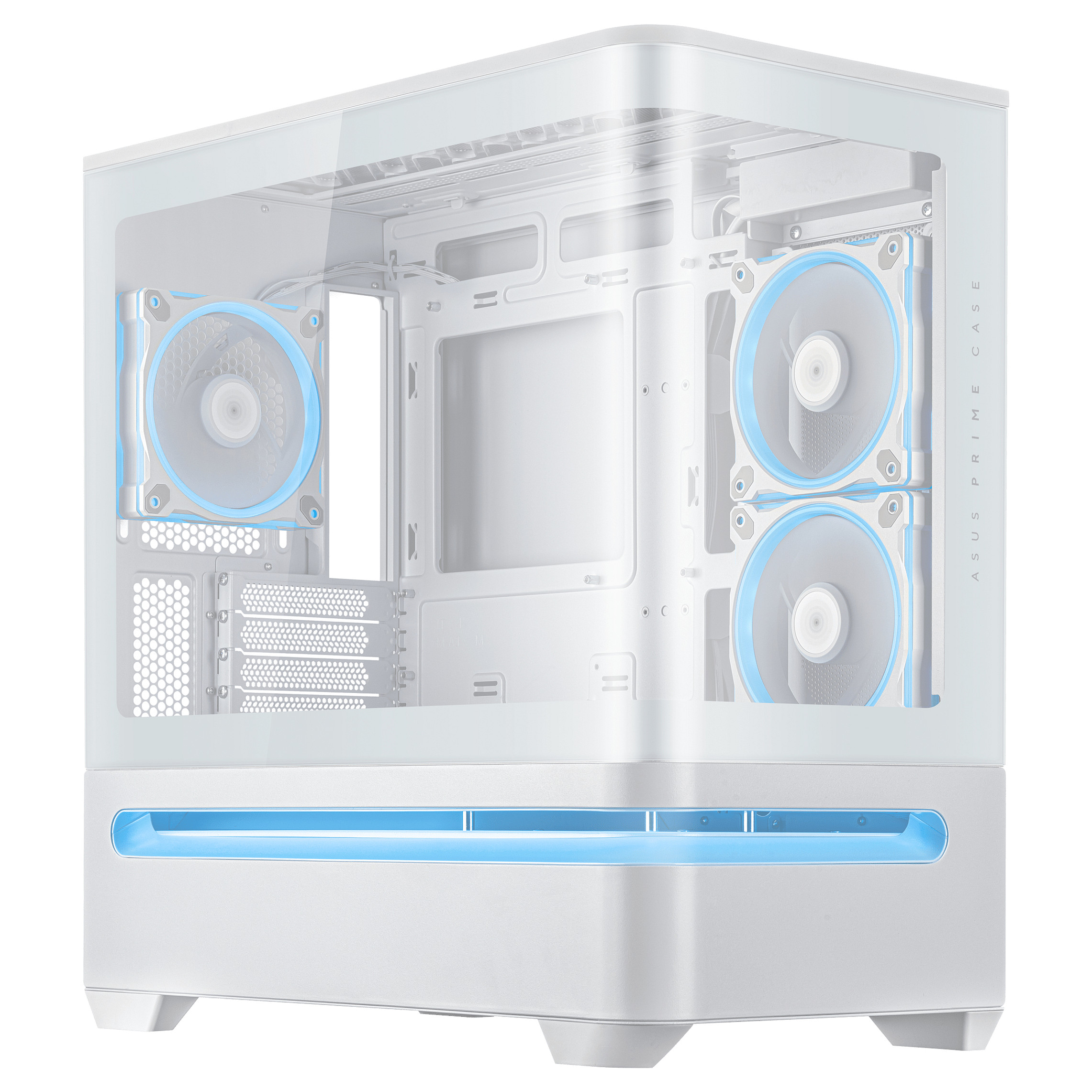 Kasë Asus Prime AP202 TG ARGB -Bardhë thumbnail 2