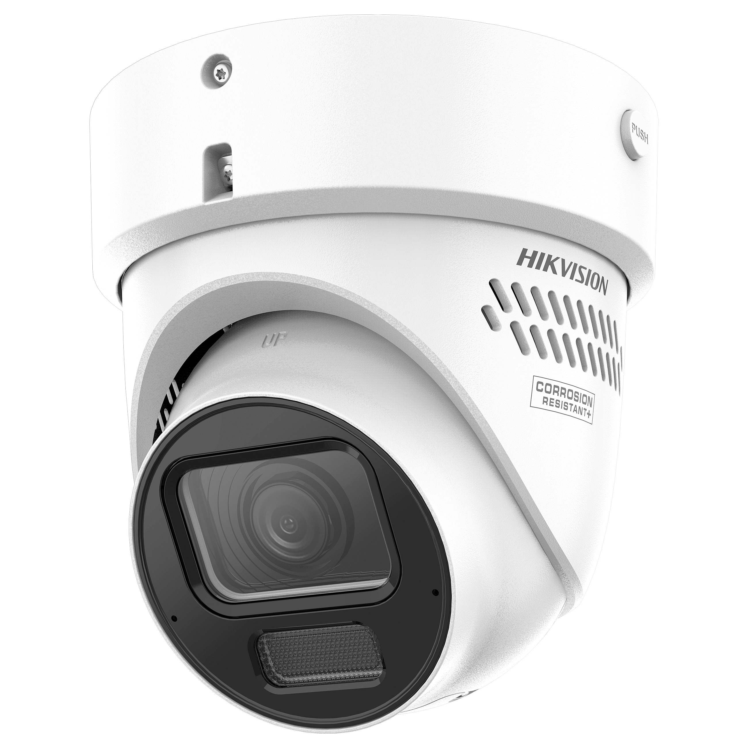 Kamerë Sigurie IP CCTV Hikvision Pro Series with ColorVu DS-2CD2H87G3-LIZS2UY/SL, 8MP, 2.8–12mm, Smart Hybrid Light, PoE - Bardhë