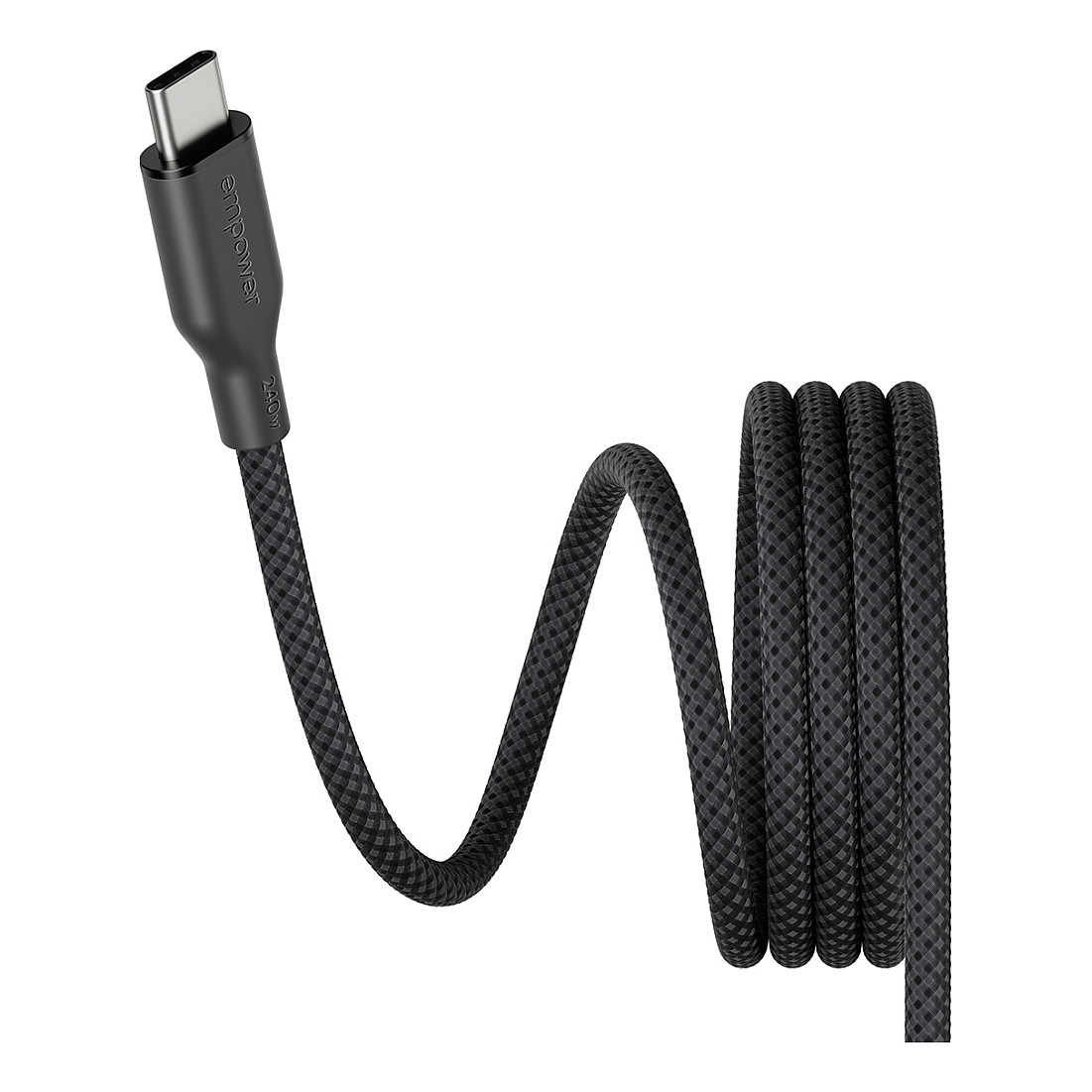 Kabllo empower by PanzerGlass Magnetic, EM68208, USB-C në USB-C, USB 2.0, 240W, 1.5 m - Zezë 6
