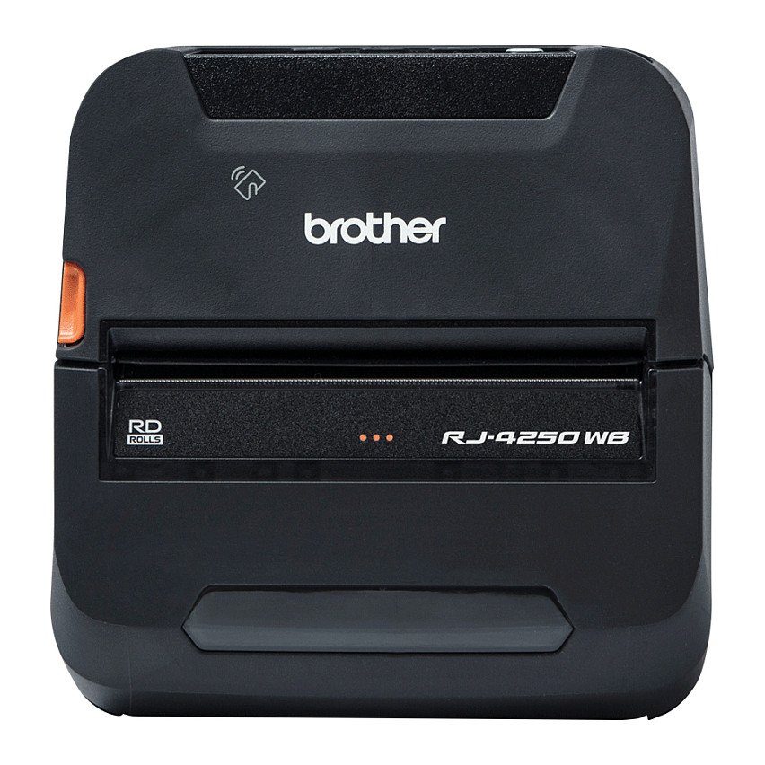 Printer Label Brother RJ-4250WB, 4", Termik Direkt, 203DPI, 127mm/s, USB, Wi-Fi, Bluetooth, NFC - Zezë