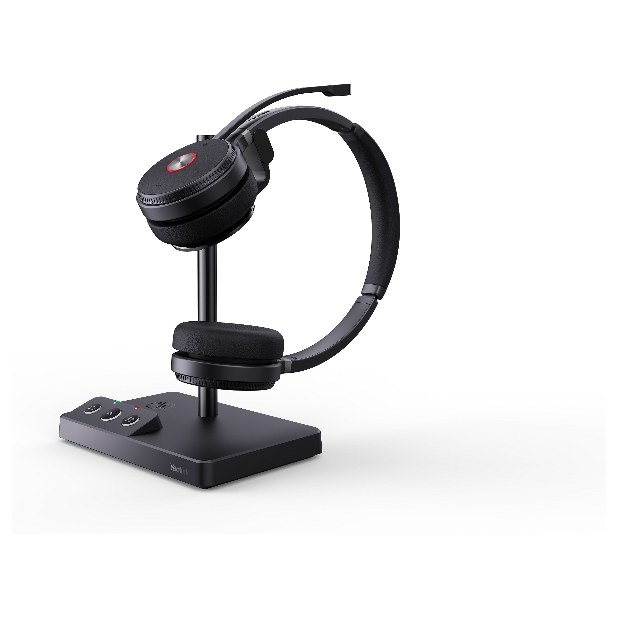 Kufje pa kabllo Yealink WH66 Mono UC / DECT / Mono / 160m / 13 orë / UC / Mikrofon me reduktim të zhurmës - Zezë 9