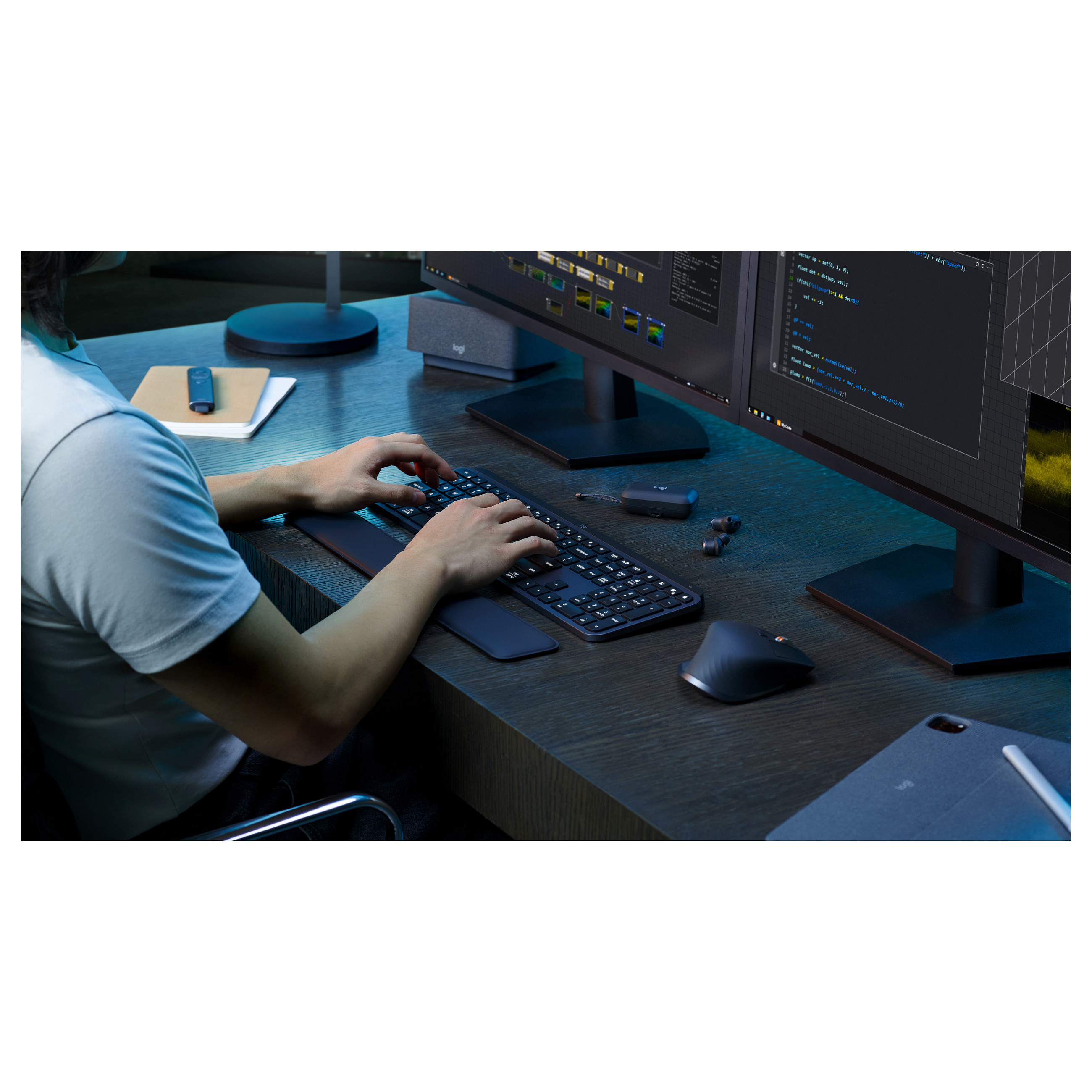 Combo (Tastierë & Maus) Logitech MX Keys S / CH Layout - Grafit thumbnail 5
