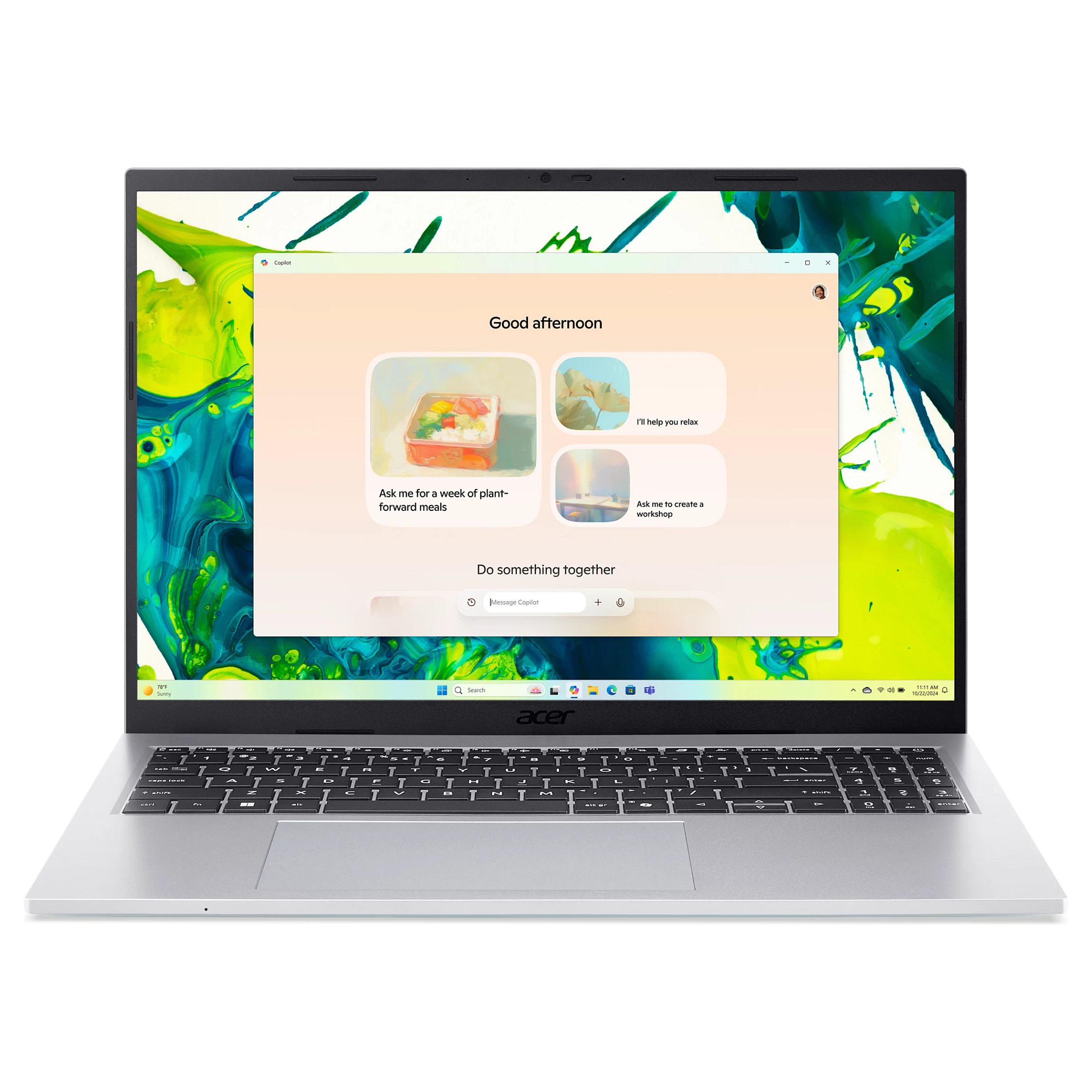 Laptop Acer Aspire Go 16 AG16-71P-79HW, Core 7 150U, 16GB DDR5, 512GB, 16" WUXGA IPS 120Hz, Intel Graphics - Argjend