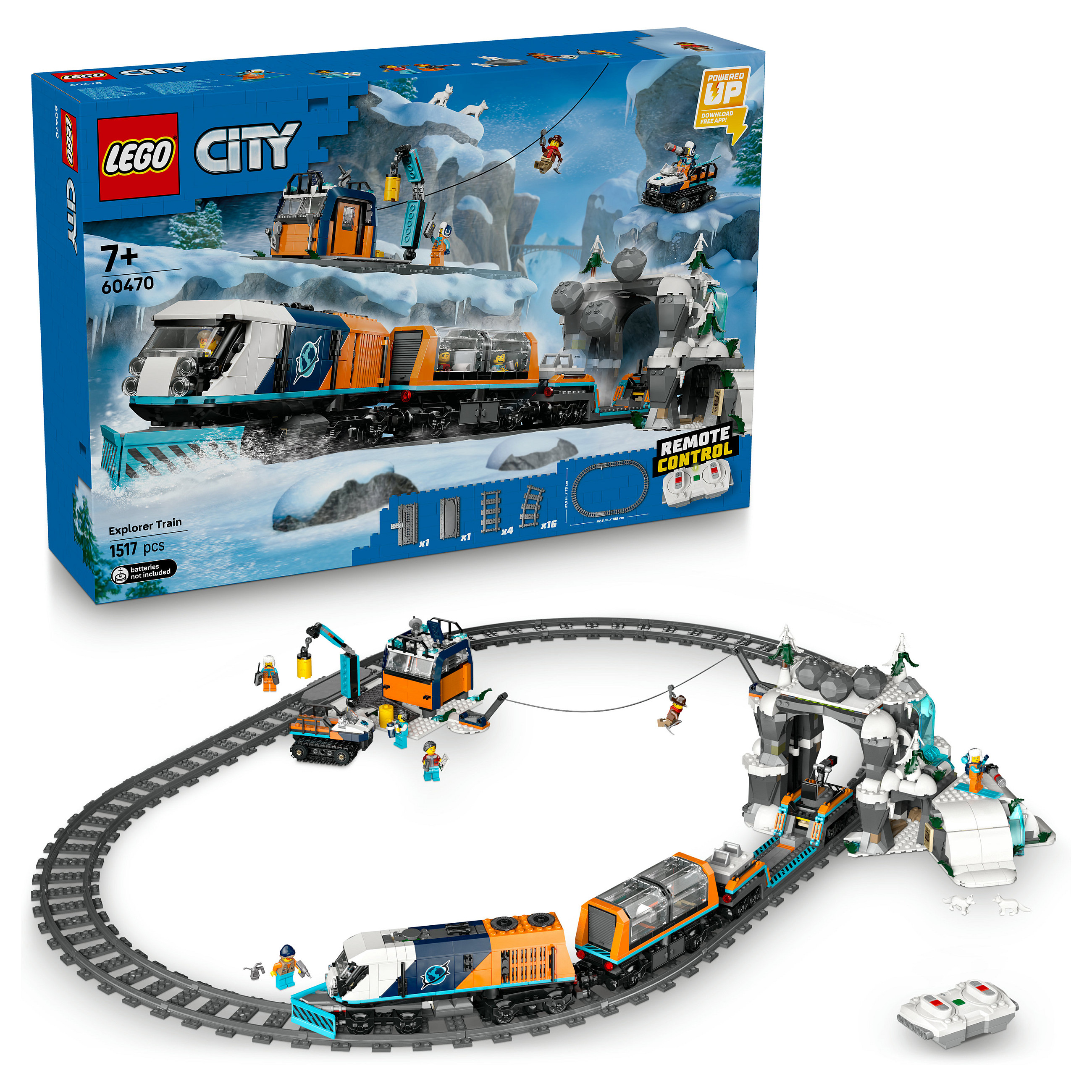 LEGO City Explorers Arctic Polar Express Train – Mix thumbnail 3