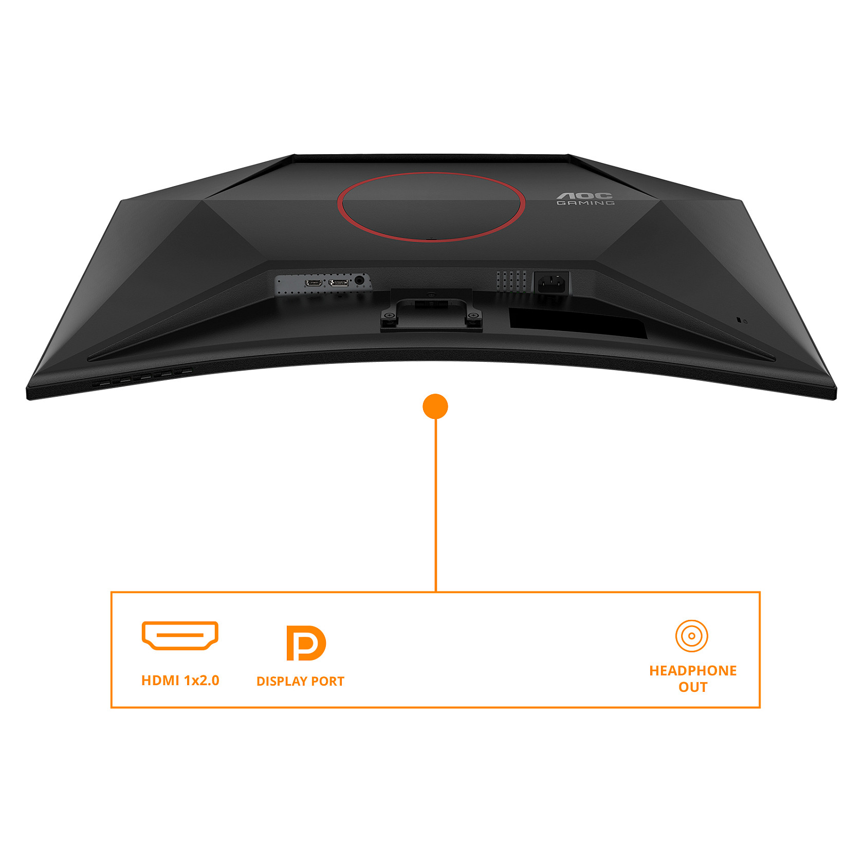 Monitor, AOC C32G42ZE Curved Gaming-Monitor 80 cm (31,5") 3