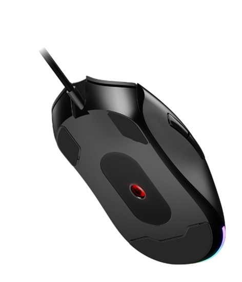 Maus Gaming MSI FORGE GM320, me kabllo, Sensor Optik, Ndriçim RGB, Dizajn Ergonomik – Zezë 4