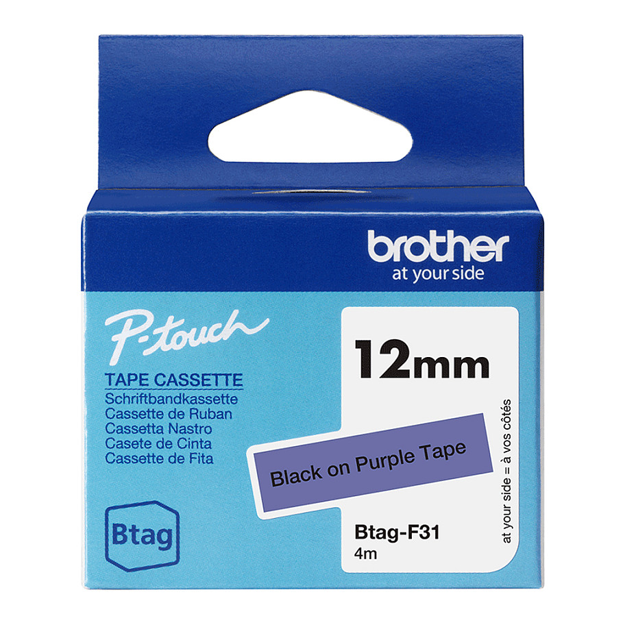 Shirit për Printer Brother P-Touch TZ-211 / 6 mm × 8 m / Transferim Termik / Shkrim i Zi mbi të Bardhë 9