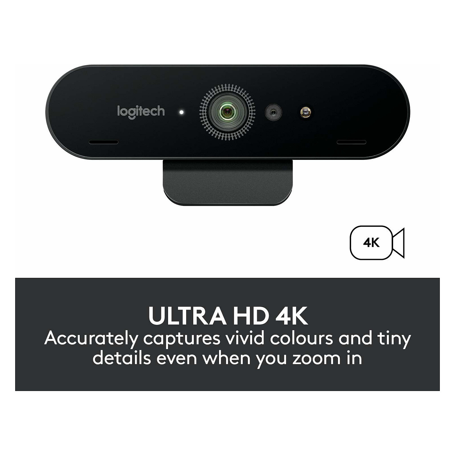 Webcam Logitech Brio 4k Stream Edition 4096 x 2160 4K Ultra HD 30 fps 8