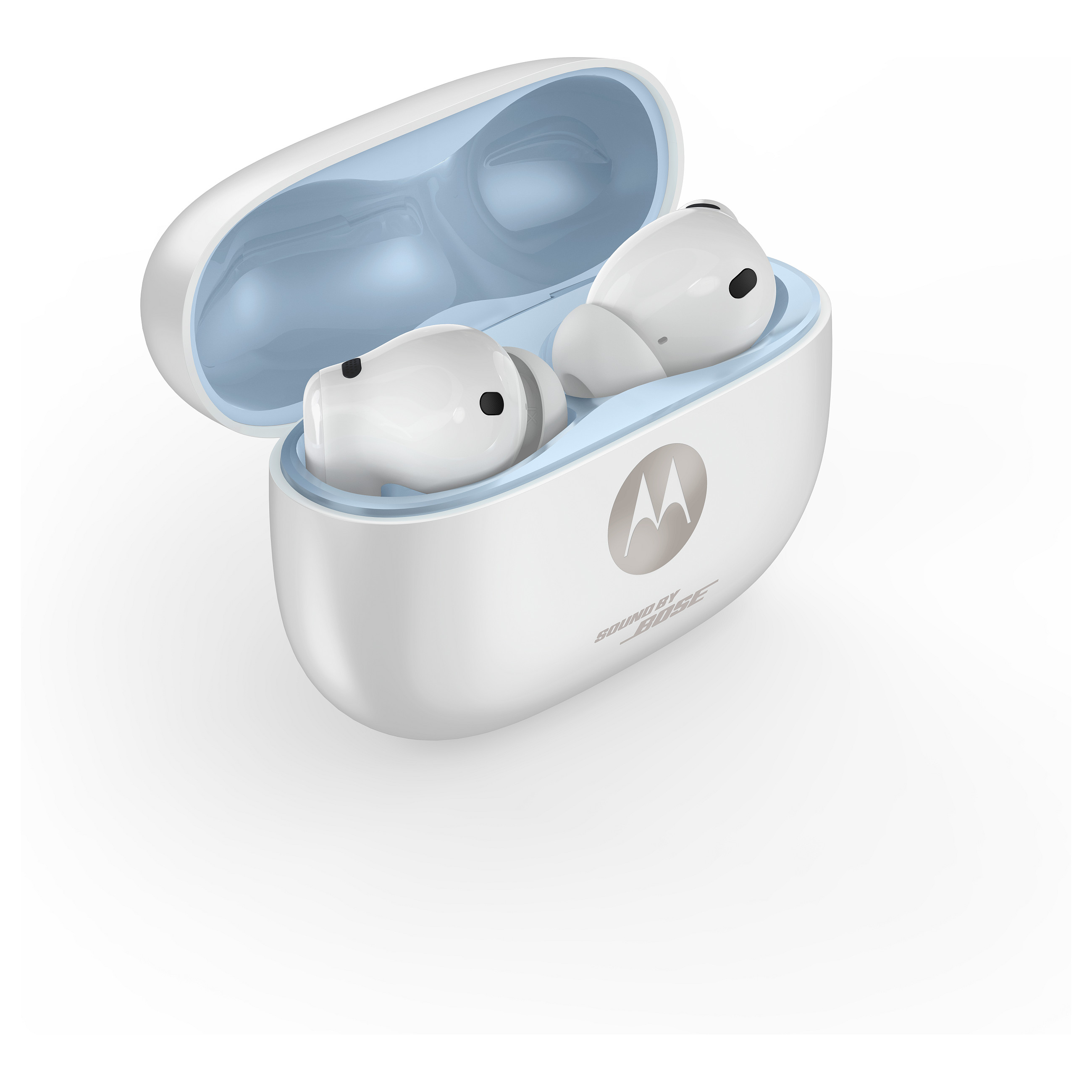 Kufje pa kabllo Motorola moto buds 2 plus / Sound by Bose / 11 mm + Knowles / Bluetooth 6.0 / ANC / LHDC4 + LHDC5 / 40 orë - Bardhë 10