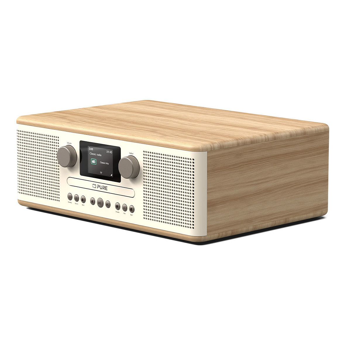 Radio Portative Pure Classic C-D6, DAB+, FM, MP3, 30 W, Ekran TFT 2.4" – Bardhë 2