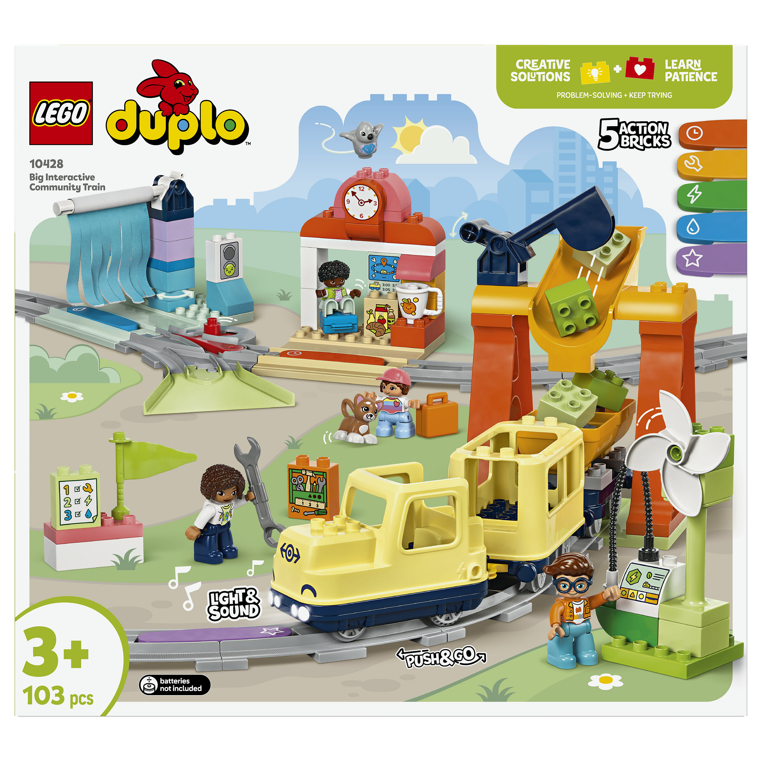 LEGO DUPLO Big Interactive Community Train – Mix thumbnail 4