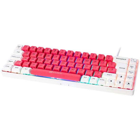 Tastierë Gaming GAMIAC TKL90G 75% / Mekanike / Kailh Blue Switches / RGB / USB - Bardhë/Kuqe 8