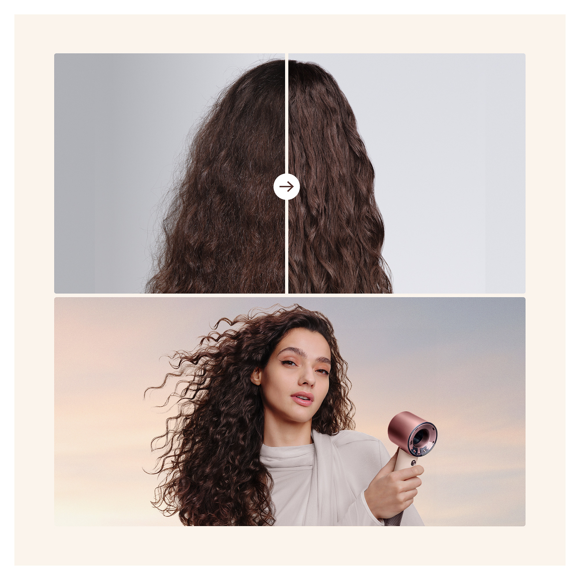 Tharëse për flokë Dyson Supersonic Travel / 110.000 RPM / Air Multiplier / 3 Nxehtësi / 2 Shpejtësi / 100-240V – Rozë/Krem 9