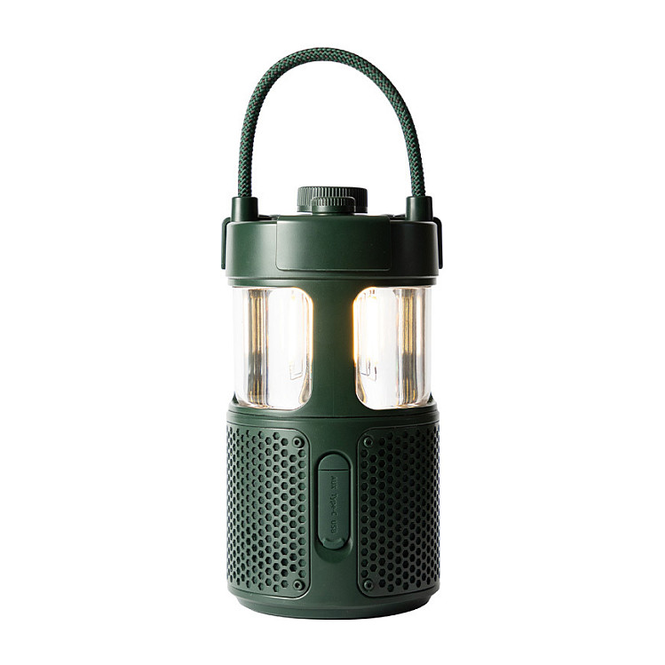 Altoparlant Pure Woodland Glow, 20W, Bluetooth 5.3, AUX, IPX6, USB-C - Gjelbër 8