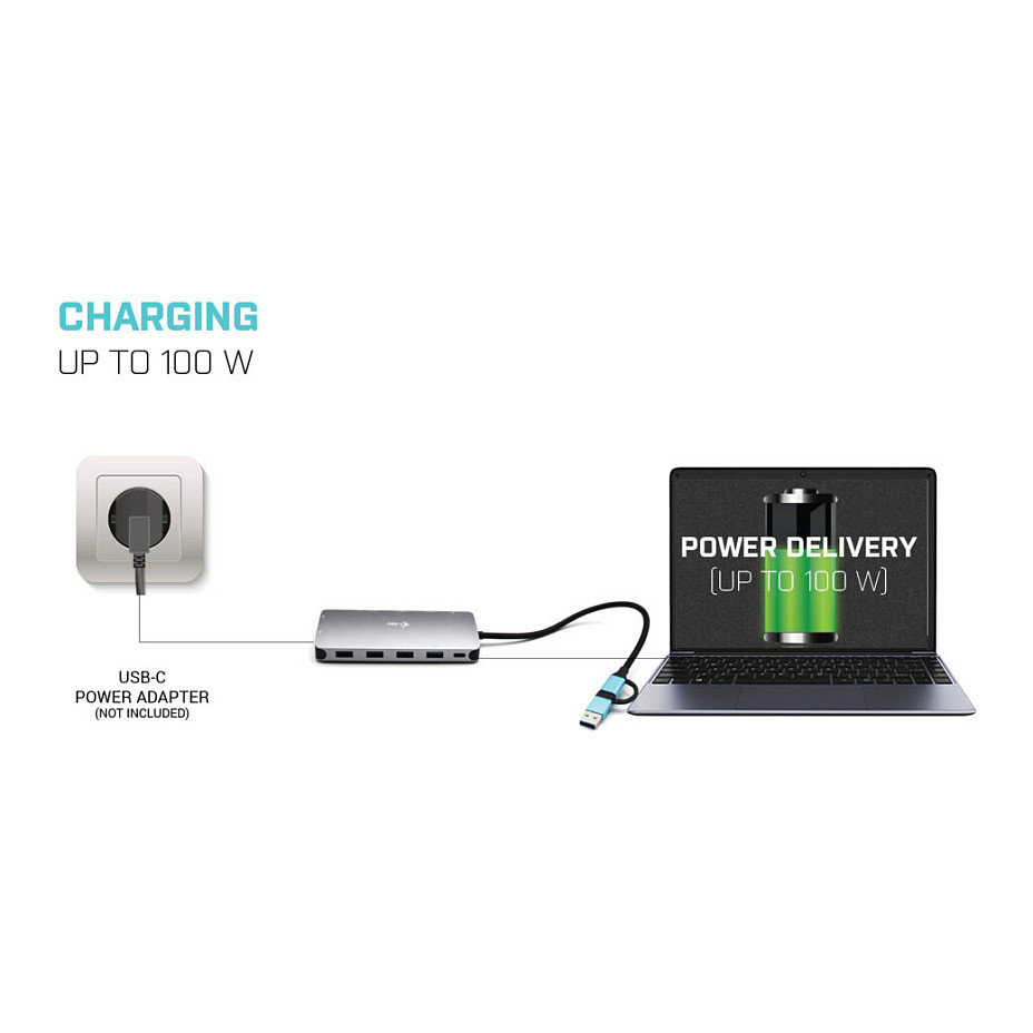 Docking Station D I-TEC USB 3.0 3X LCD NANO thumbnail 4