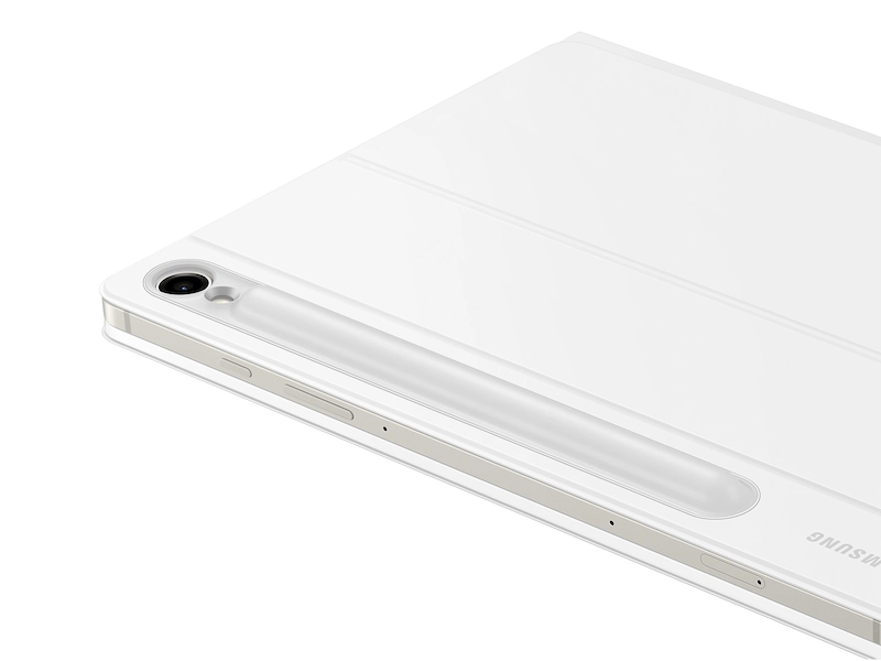 Book Cover Samsung me Tastierë / Galaxy Tab S9/9 FE / Pa Laps / Tastirë QWERTZ / I bardhë 4