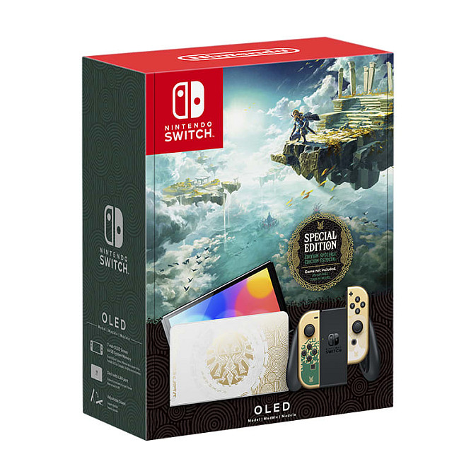 Nintendo Switch OLED / The Legend of Zelda: Tears of the Kingdom Edition / 64 GB / 7" OLED / 1280 × 720 / Wi-Fi / Bluetooth – Ari/Zezë 4