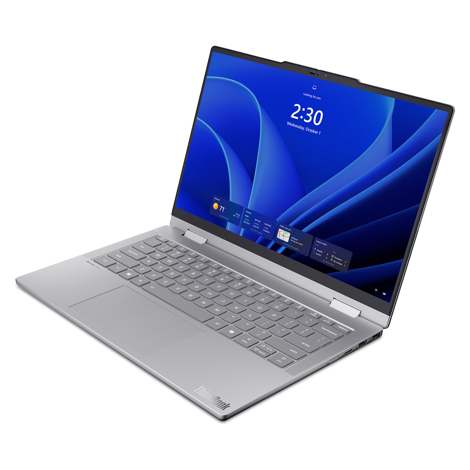 Laptop Lenovo ThinkBook 14 2in1 G6 / Ultra 5 325 / 16GB DDR5 / 512GB / 14" WUXGA IPS Touch 60Hz / Intel Graphics / DE - Gri thumbnail 4