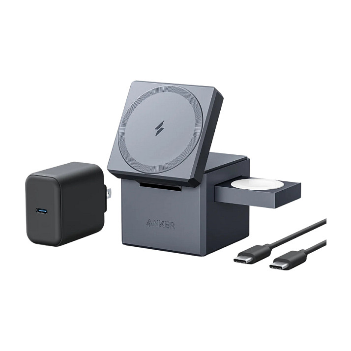 Anker 3-in-1 Charge Cube MagSafe / Apple 15W – Gri