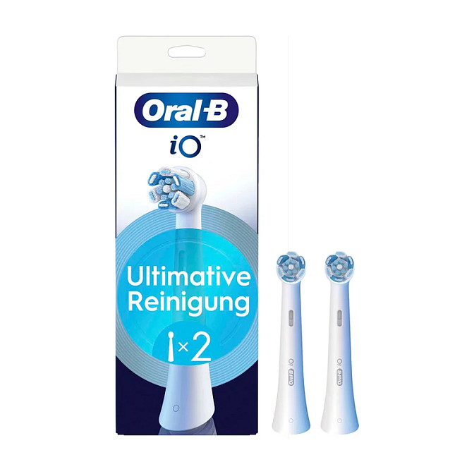 Koka zëvendësuese për furçë elektrike Oral-B iO Ultimate Clean / 2 copë / Deep Cleaning – Bardhë
