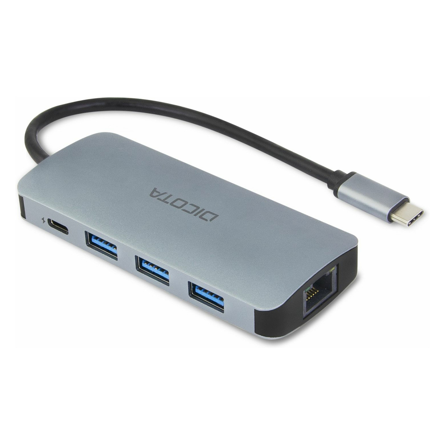 Docking Station D Dicota USB-C 8-in-1 Multi Hub 4K PD 100W silver thumbnail 2