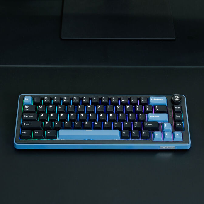 Tastierë Gaming Ducky OK-M 65 / 65% / Mekanike / KTT Wine Red / Hot-Swap / Wired&Wireless / RGB / USB-C / Bluetooth + 2.4 GHz - Zezë 6