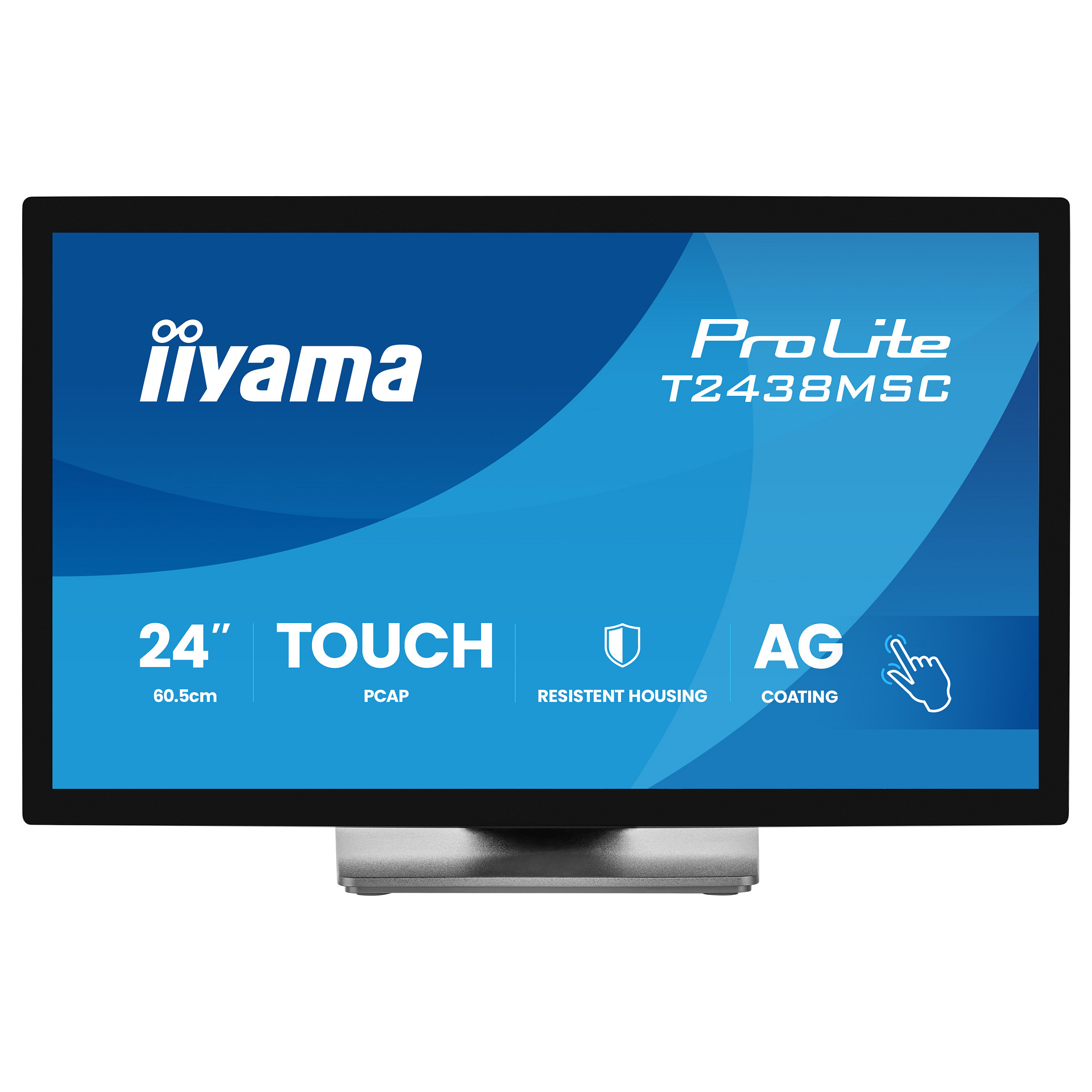 Monitor IIYAMA T2438MSC-B2 / 23.8"/ Full HD IPS / LED / Touch / 120Hz / 5ms / HDMI+USB+DP - Zezë thumbnail 3