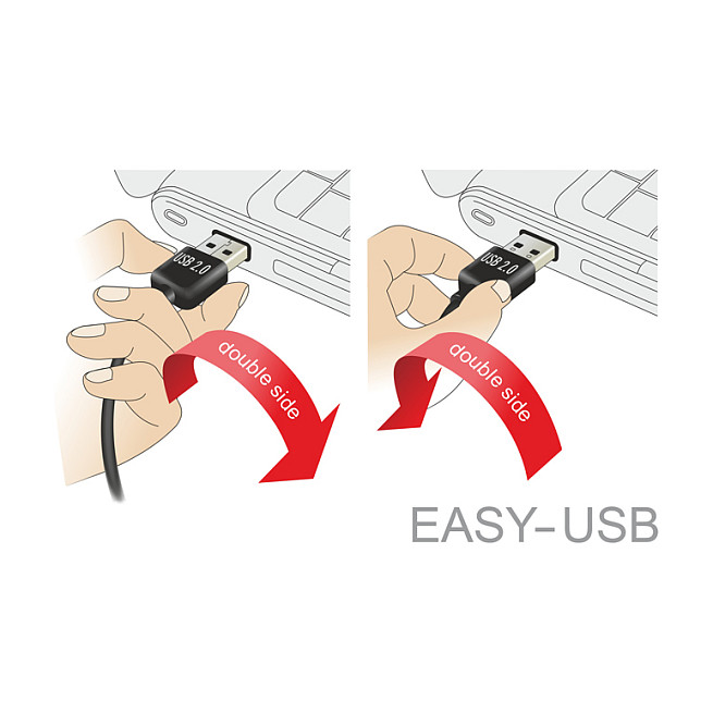 Kabllo USB DeLOCK 83847, USB-A në Micro-B, 50 cm, USB 2.0, këndore – Zezë 5