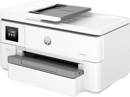 Printer Multifunksional HP OfficeJet Pro 9720 / Wide Format A3 / 22 ppm / 3 në 1 / Auto-Duplex / ADF / Wi-Fi + USB + Ethernet - Bardhë/Hiri 2