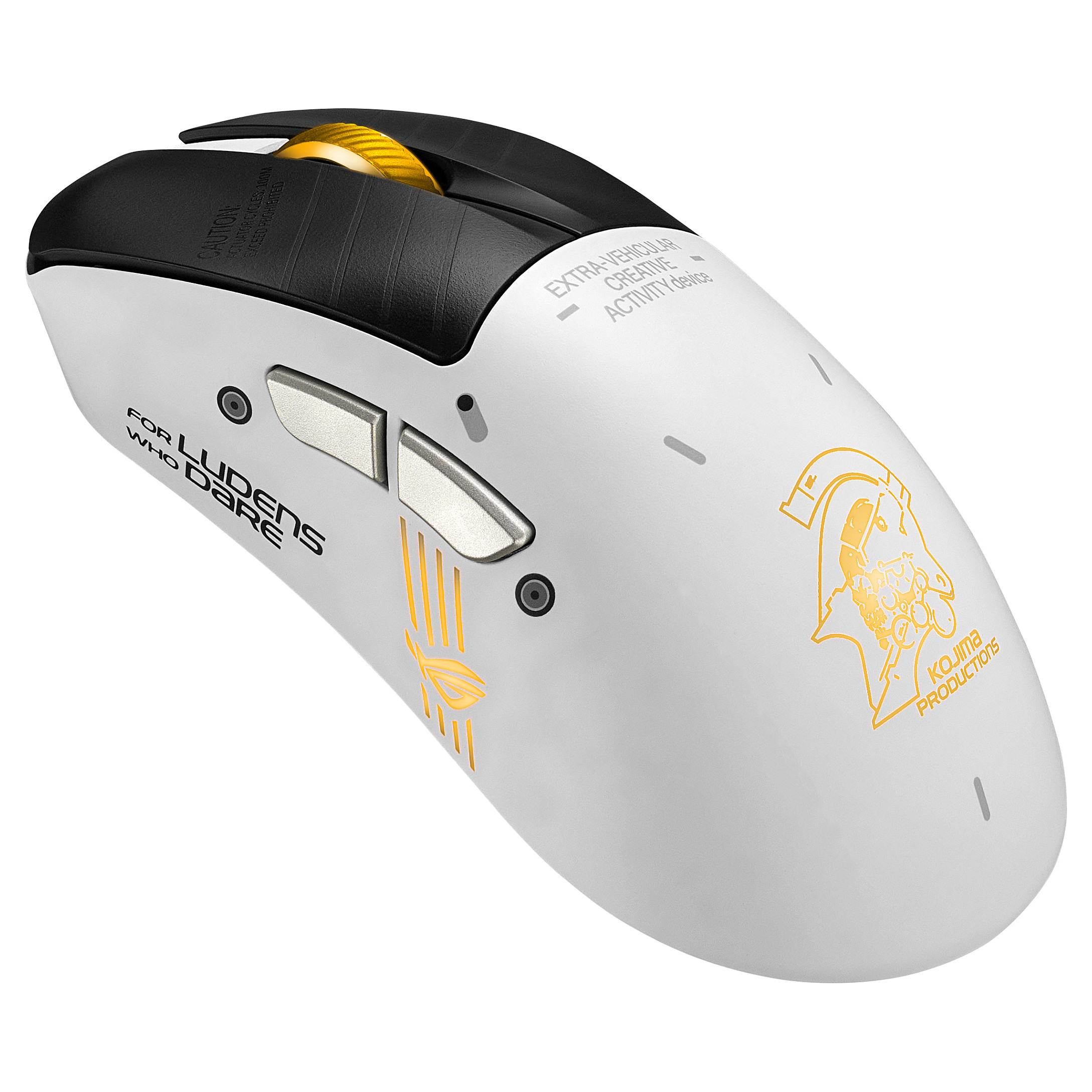 Maus Gaming ASUS ROG Keris II Origin Kojima Edition / Wired & Wireless - Bardhë thumbnail 4