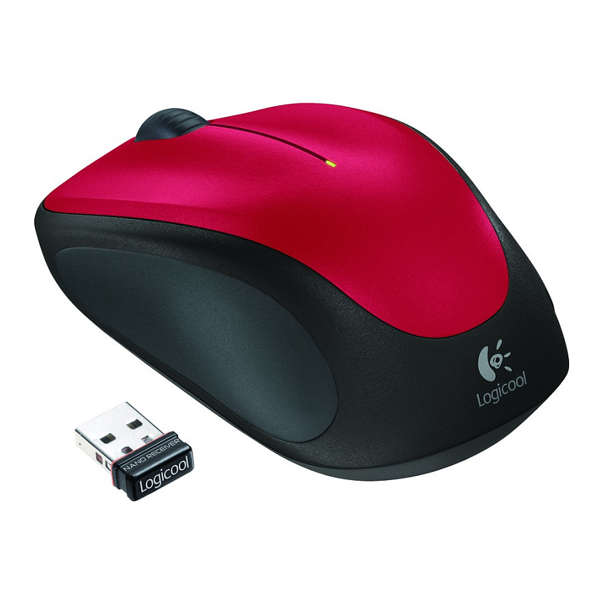Maus pa kabllo Logitech M235 wireless i kuq thumbnail 3