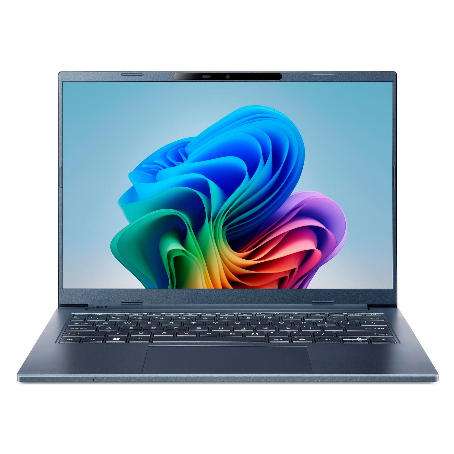 Laptop Acer Aspire / Qualcomm Snapdragon X1-26-100 / 16GB LPDDR5x / 512GB / 14" WUXGA IPS / Qualcomm Adreno GPU / DE - Blu