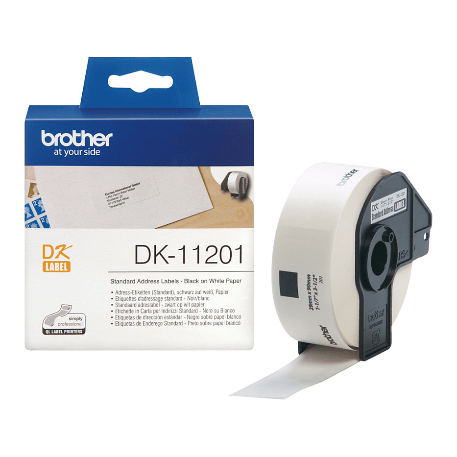 Shirit Etiketimi Brother M-K621BZ, Tipi M, 9 mm × 8 m, Tekst i Zi në Shirit të Verdhë 5