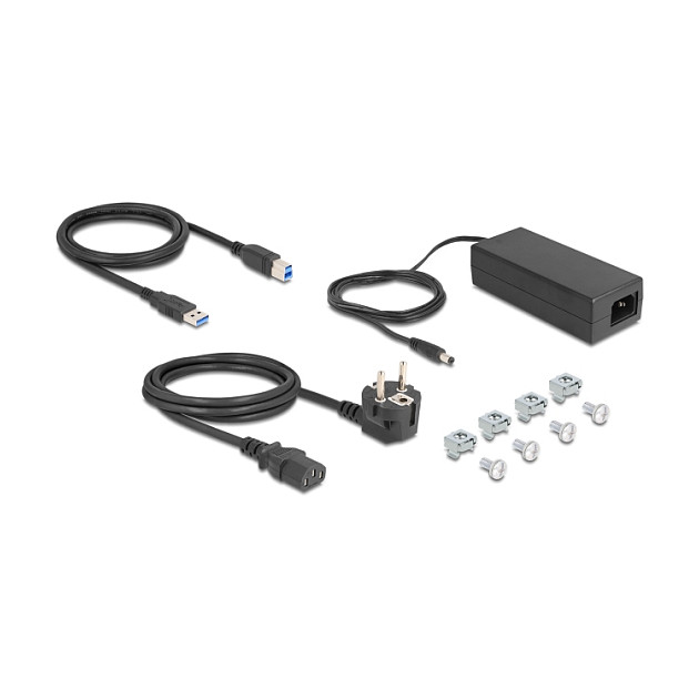 Hub USB DeLOCK 64240 / 10× USB-A / USB 10 Gbps / Rack 19" / Metal - Zezë 4