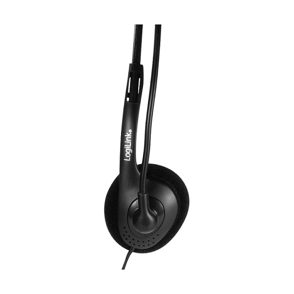 Kufje me kabllo LogiLink HS0054 / Mono / Mikrofon / 3.5 mm / 1.8 m – Zezë 8