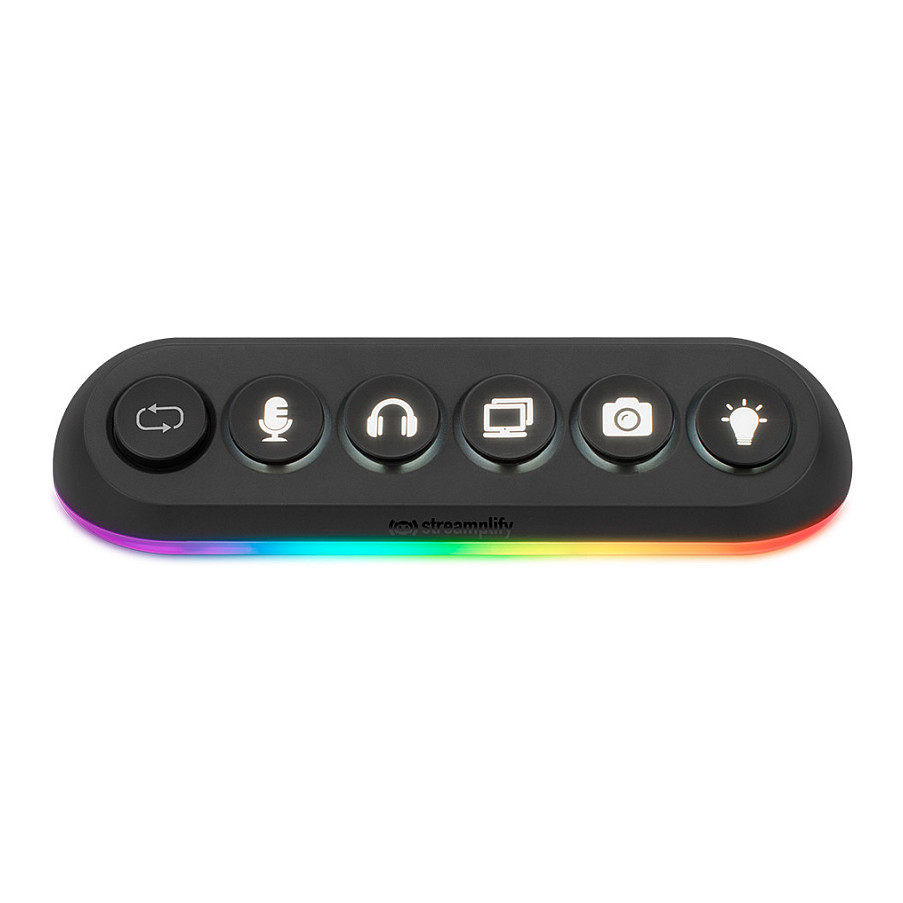 Hub USB Streamplify HUB DECK 5 / 4x USB 3.0 Type-A + 1x USB 2.0 / RGB / 12V / 24W – Zezë 2